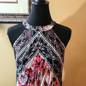 Black and pink summer dress size small